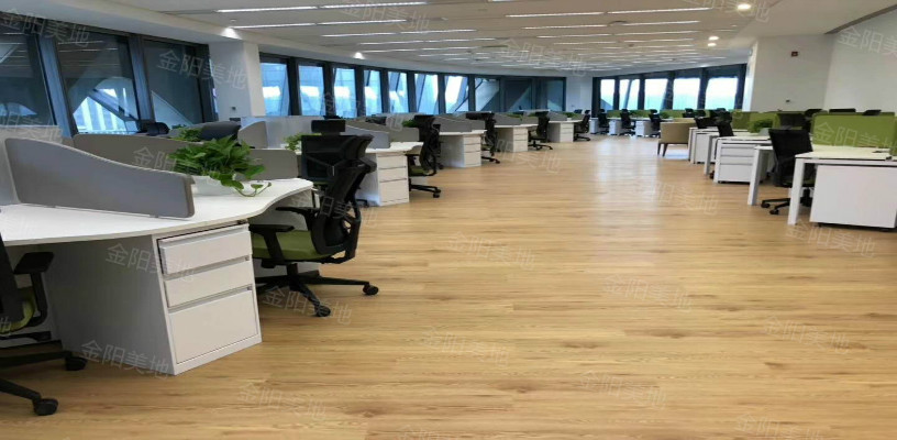 办公室木纹地坪